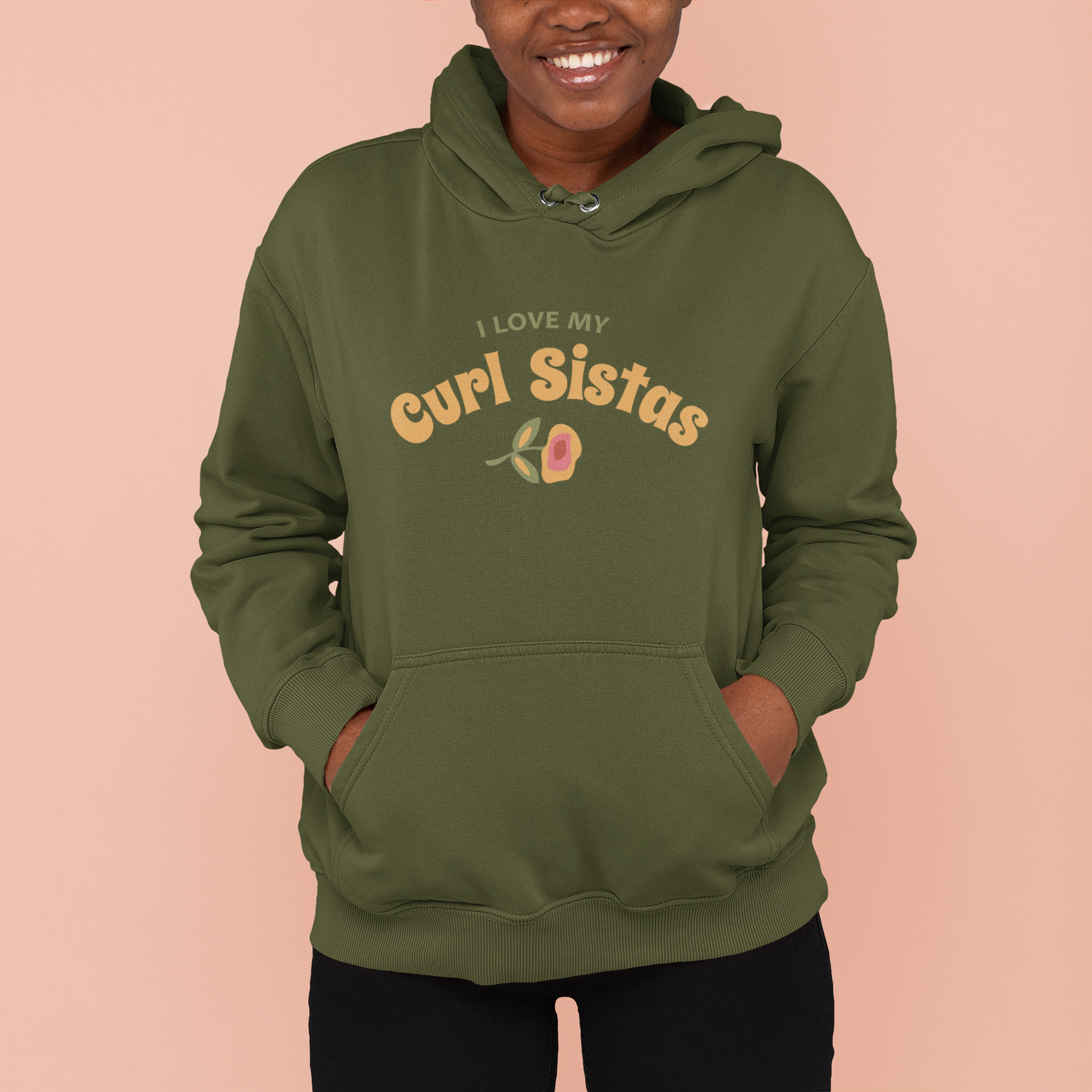 I love my curl sistas kaputzenpullover