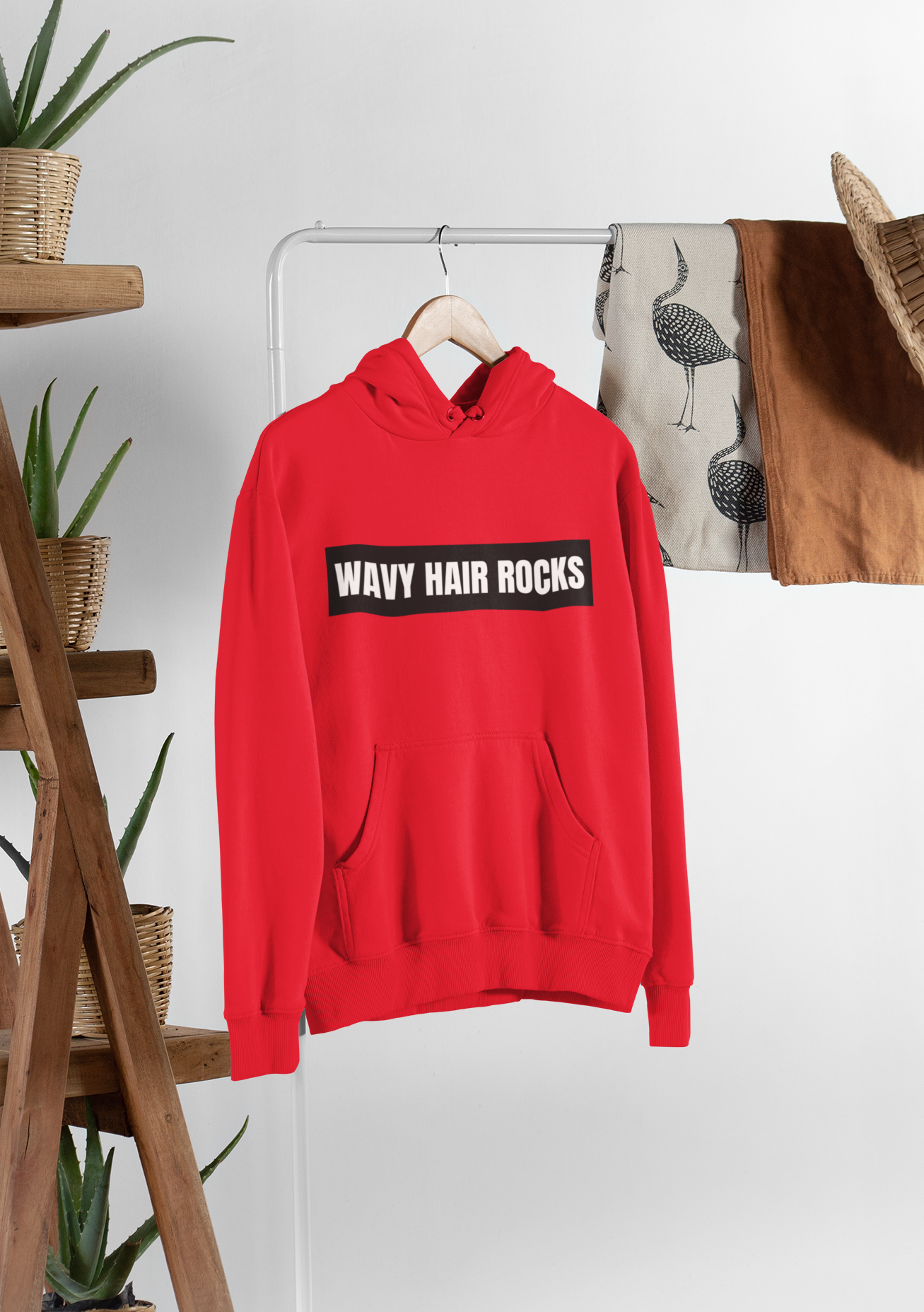 wavy hair rocks pullover