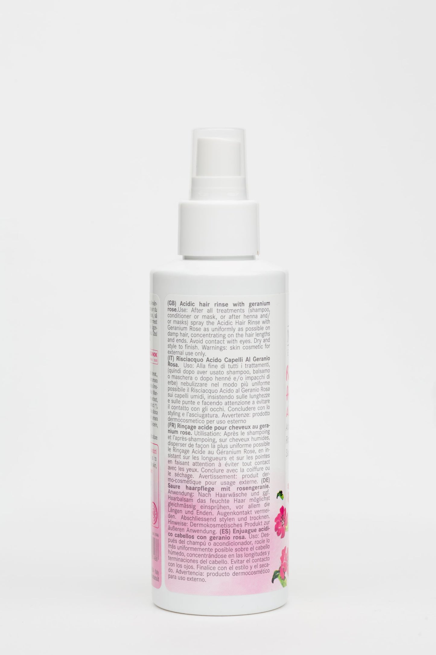 acidic hair rinse