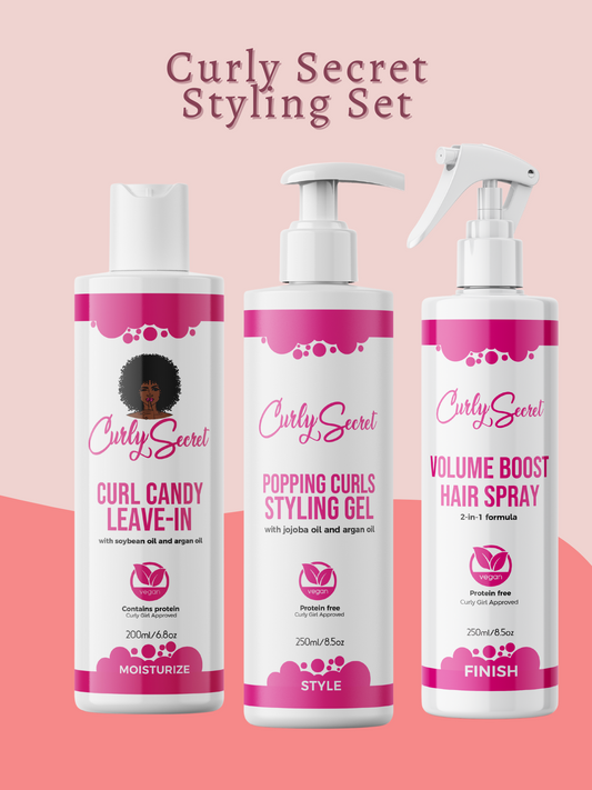 curly secret styling set