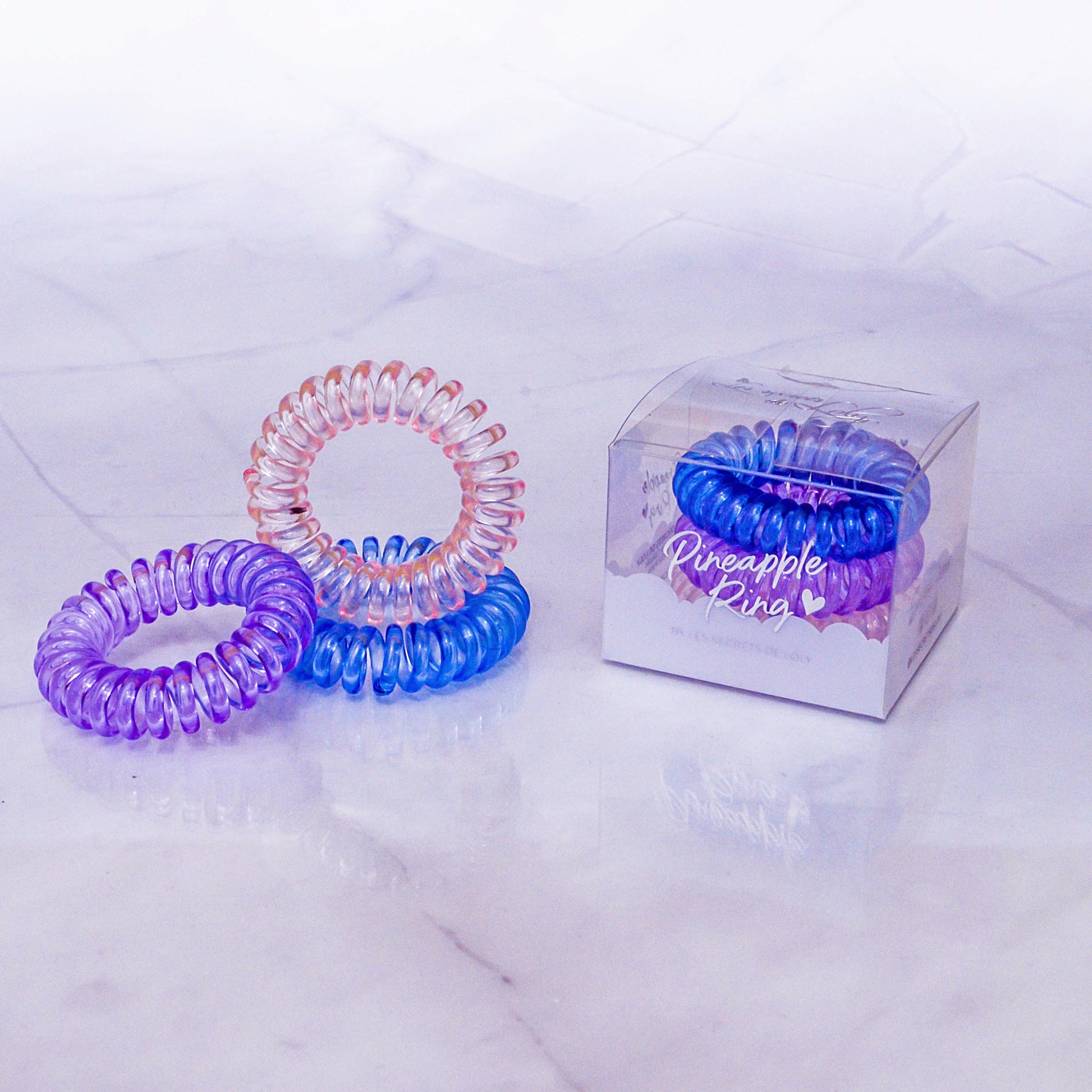 pineapple rings blue les secrets de loly