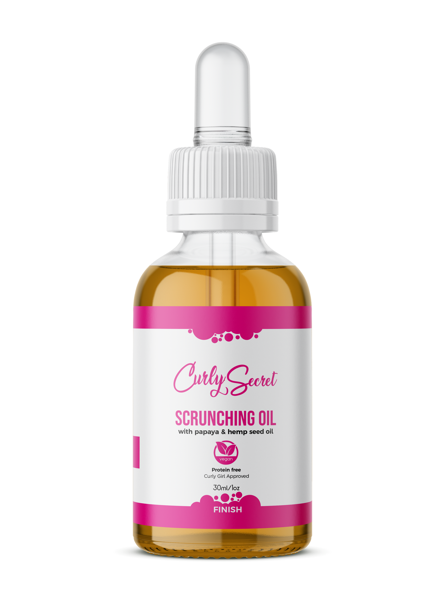 scrunching oil curly secret