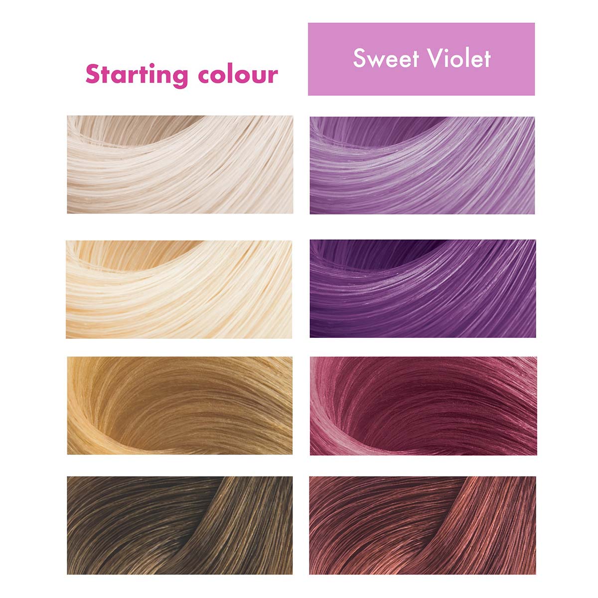temporary colour mask sweet violet results