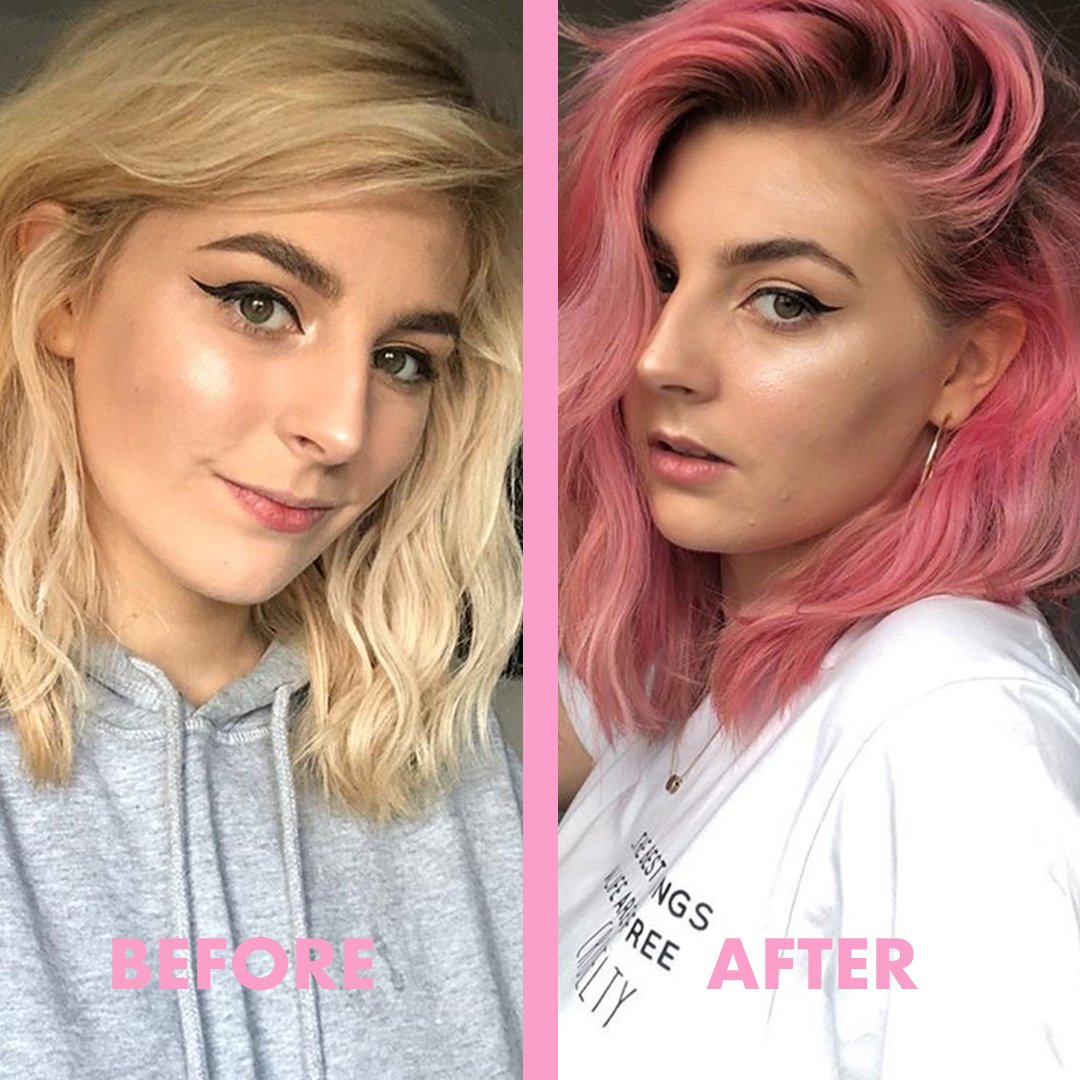 temporary colour mask results